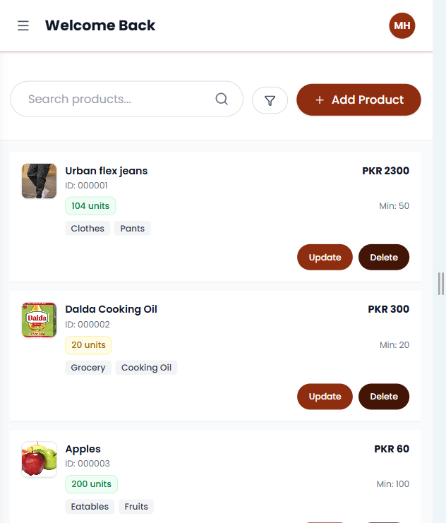 Inventory Management UI